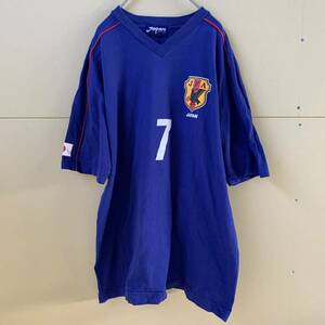 美品　サッカー日本代表 JAPAN サッカー　NAKATA 7番　半袖　Tシャツ　Lサイズ　488