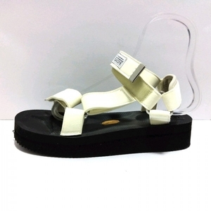 スイコック suicoke サンダル - 化学繊維 アイボリー レディース 靴
