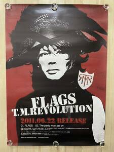 FLAGS T.M.REVOLUTION 非売品 B2 ポスター ☆