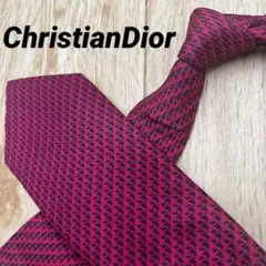 ✨極美品✨ChristianDior ネクタイ トロッター ボルドー シルク