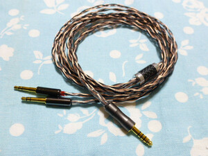 T1 2nd 3rd MDR-Z7 MOGAMI 2799 八芯 ブレイド編み込み 4.4mm5極 黒 + クリア WM1Z /1A HA-SW01 Z1R aventho wired ( 3.5mm 2.5mm 対応可能