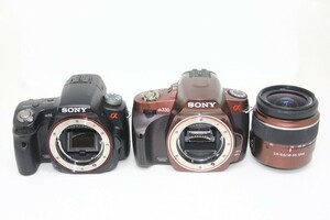 【まとめ売り】SONY α330 レンズキット＋α55 ボディ #0093-765