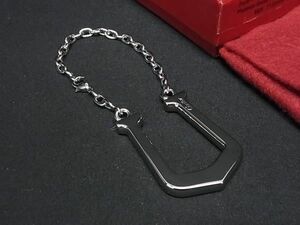 ■新品■未使用■ Cartier カルティエ Cエロンゲート キーホルダー バッグチャーム メンズ レディース シルバー系 CC1610