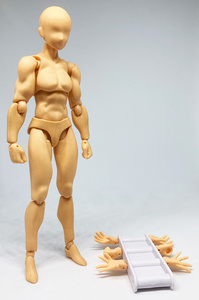 figma archetype:he flesh color ver. 現状品 アクションフィギュア パーツ 部品取りに ジャンク