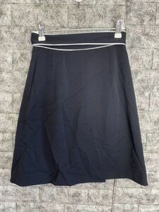【美品】　BALENCIAGA　バレンシアガ　高級　上質　台形スカート　ブラック　38サイズ　レディース　M相当　日本製