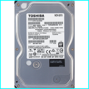 TOSHIBA DT01ACA050 HP P/N 661697-001 3.5インチ SATA600 500GB 940回 5451時間