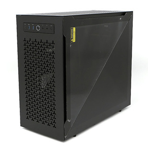 【新品(開封のみ)】 Thermaltake ミドルタワー型PCケース Divider 500 TG Air Black CA-1T4-00M1WN-02 ブラック [管理:1000023583]