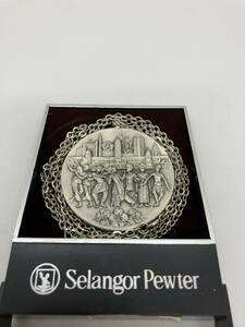 【4360】希少！　selangor pewter　セランゴール　ビューター　ビンテージ　ネックレス　箱有　５０ｍｍ　８６３２　アンティーク