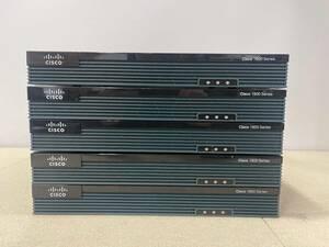 5台セット Cisco シスコ 1900 Series Cisco1921 ルーター EHWIC-4ESG 初期化済み