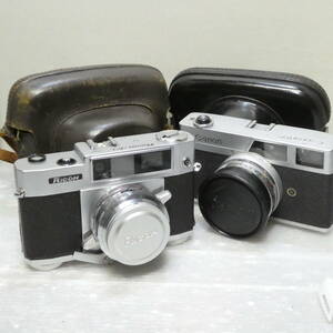 フイルム(コンパクト)カメラ(607)　 RICOH JET RIKEN RICOH 2.8/45　Canonet　ジャンクセット