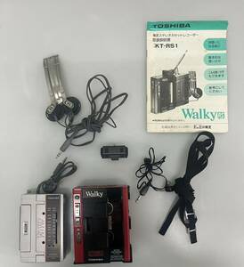 【ジャンク】 TOSHIBA KT-RS1 東芝 Walky カセットプレーヤー チューナーパック録音ユニットTP-RS1