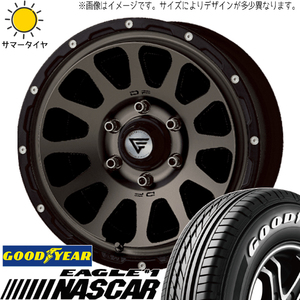 ハイエース 215/65R16 109/107 グッドイヤー ナスカー デルタフォース 16インチ 7.0J +38 6H139.7P サマータイヤ ホイール 4本SET