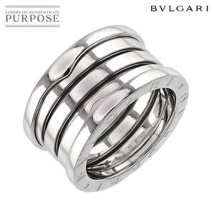 ブルガリ BVLGARI ビーゼロワン 4バンド #51 リング K18 WG ホワイトゴールド 750 指輪 B-ZERO1 Ring 90227520