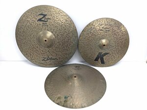 Zildjian Ride/Fast Crash/Crash シンバル 3枚 セット《A9980