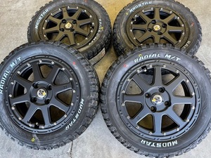 4本セット XTREME-J エクストリームJ 14x4.5J 4/100 +43 FBK MUDSTAR radial M/T 165/65R14 ホワイトレター デリカミニ ハスラー 軽自動車