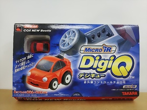 ■ タカラ MICRO iR DigiQ デジキュー 赤外線コントロール チョロＱ ID4 DQS-04 COX NEW Beetle スターターセット ニュービートル ミニカー