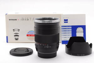 美品 Carl zeiss distagon 35mm F1.4 ZE カールツァイスディスタゴン キャノン EFマウント フード・元箱付き #995