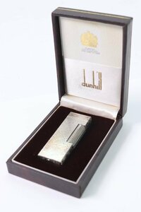 dunhill ダンヒル ローラー ガスライター 喫煙具 シルバーカラー 箱付 ジャンク 5057-N