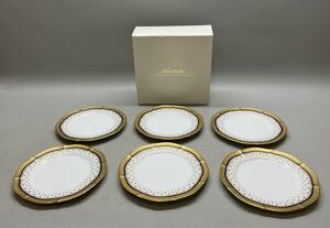 未使用 希少 デットストック ノリタケ ダイヤモンドコレクション 金彩 中皿 ケーキ皿 パン皿 Noritake 