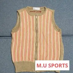 MUスポーツ　M.U SPORTS ニットベスト　ミエコウエサコ