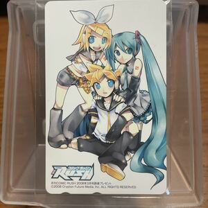 コミックラッシュ　抽プレ当選品　初音ミク　鏡音リン　鏡音レン　テレカ