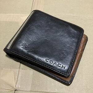 【COACH / コーチ】 二つ折り財布 / 小銭入れなし