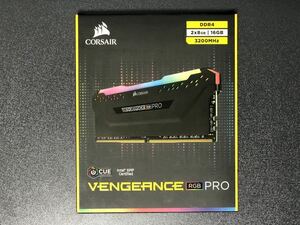 Corsair DDR4 16GB(8GBx2) VENGEANCE RGB PRO 3200MHz メモリ