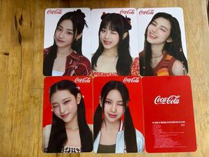 韓国限定 コカコーラ NewJeans ポストカード 5枚セット 限定　レア　入手困難　ニュージーンズ　コーラ　Coca-Cola