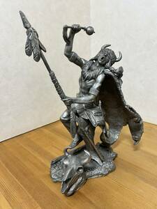 銅彫刻 Jim Ponter PAWNEE SHAMAN LTD ED ブロンズ像