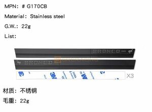 GRC製　G170CB（黒）　ステレンスガーニッシュ　保護シート　TRX-4 2021 フォード・ブロンコ92076-4 対応