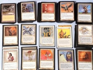 MTG　約230枚　R～C　白　5ED～USG辺り　英語　日本語　セット　まとめ　大量　マジックザギャザリング