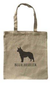 Dog Canvas tote bag/愛犬キャンバストートバッグ【Blue Heeler/ブルー・ヒーラー】イヌ/ペット/シンプル/モノクロ/ナチュラル-71