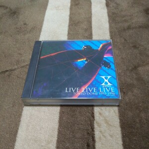 CD X JAPAN/LIVE LIVE LIVE TOKYO DOME1993-1996 2枚組仕様ベストライブアルバム Toshi hide PATA HEATH YOSHIKI ポリドールリリース