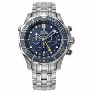 OMEGA オメガ シーマスター ダイバー 300M コーアクシャル クロノメーター GMT クロノグラフ 44MM 212.30.44.52.03.001