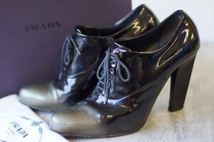 PRADA プラダ ブーツ 1E9695 ブーティー グラデーション ショートブーツ