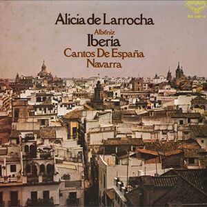 2discs LP Alicia De LARROCHA(Piano) Albeniz Iberia Cantos De Espana Navarra SLC23912 LONDON /00660