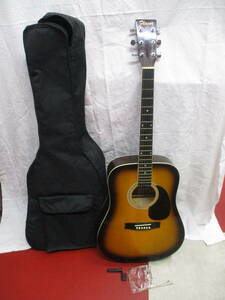 アコースティックギター　Ｆｌａｖｏｒ　ソフトケース・弦５本・工具付き　検　 楽器、器材 ギター
