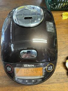 19年製！象印 ZOJIRUSHI NP-ZS10 圧力IH炊飯ジャー ダークブラウン /通電確認済 【1円～】 ジャンク