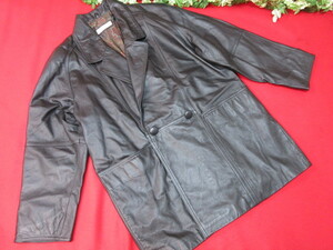 《8Y6855》ROSE MARY　メンズ　牛革　コート　ジャケット　ローズマリー　ファッション　アウター　上着　シック　ブラック系