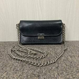 COMME des GARCONS | チェーンショルダー付 ウォレットバッグ ショルダーバッグ | ブラック | コムデギャルソン | CHAIN BAG | BLACK |