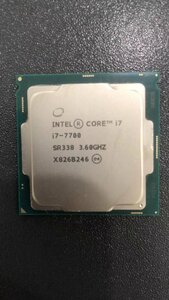 CPU インテル Intel Core I7-7700 プロセッサー 中古 動作未確認 ジャンク品 - A432