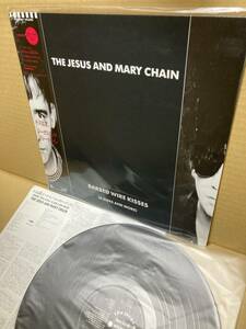 PROMO！美盤LP帯付！Jesus And Mary Chain / Barbed Wire Kisses Warner P-13664 見本盤 ジーザス メリー チェイン SHOEGAZE SAMPLE JAPAN