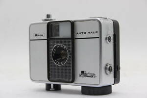 【訳あり品】 【珍しい車の絵付き】リコー Ricoh Auto Half E 25mm F2.8 コンパクトカメラ v347