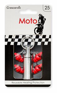即決◆新品◆送料無料Crescendo Moto 25 モータースポーツ用 イヤープロテクター 耳栓/メール便