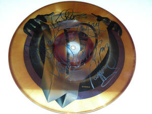 Deep Purple Autographed 12inch picture record