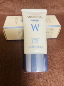 値下！　ミッション　ホワイト　UV ブロック　SPF50+ PA ++++ 日本製