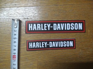*AKMS* 2枚セット HARLEY DAVIDSON ハーレーダビットソン STICKER ステッカー チョッパー バイク デカール シール　 ダビッドソン