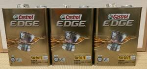 4L×3本 カストロール エッジ FE 5W-30エンジンオイル CASTROL EDGE FE SP GF-6