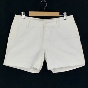 送料込★ラルフローレン★ショートパンツ【レディースM/股下13cm/白】RALPH LAUREN/polo established 67◆BF979