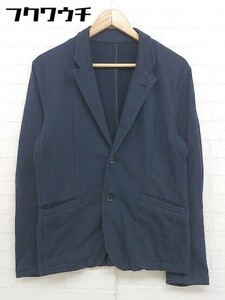 ◇ TAKEO KIKUCHI タケオキクチ シングル 2B 長袖 テーラードジャケット サイズ2 ネイビー メンズ